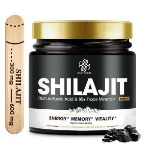 Pure Shilajit Supplementor  Energy, Brain, Immunity – Himalaya Shilajit Resin