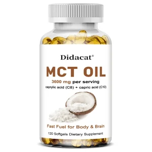 MCT Oil 3600 mg Capsules Ketogenic Fuel